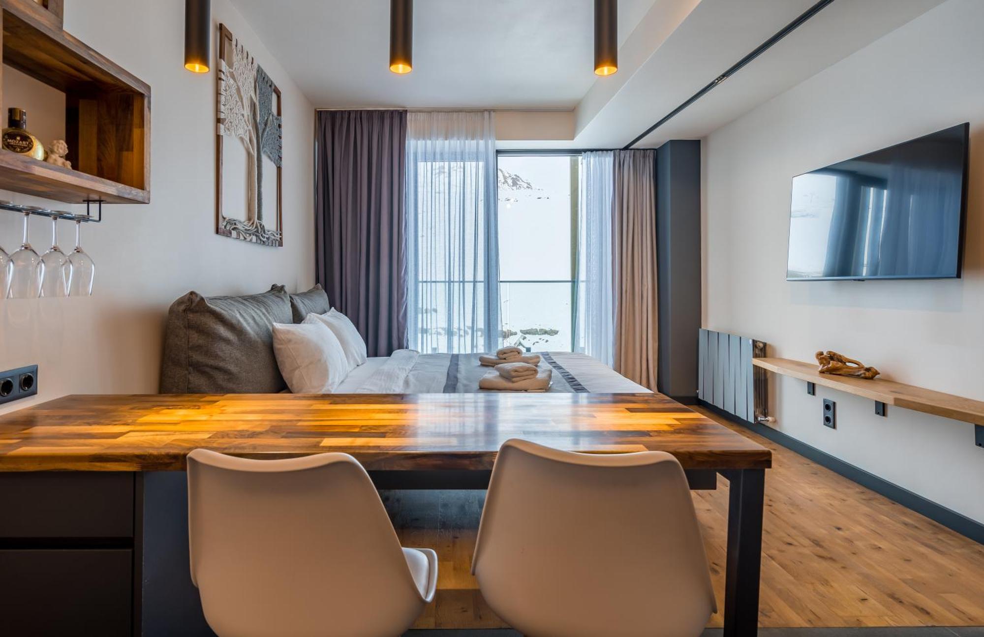 New Gudauri Gn Apartments In Atrium Extérieur photo